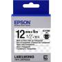 Epson - LabelWorks LK-4TBN-标签胶带-透明底黑字-卷装 (1, 2 cm x 9 m) 1 卷-适用于 LabelWorks LW-1000P，L [欧洲版]