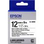 Epson - LabelWorks LK-4WBW - Stark klebend - Schwarz auf Wei - Rolle (1,2 cm x 9 m) 1 Kassette(n) Etikettenband - fr LabelW [EURO-Version]