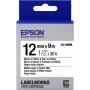 Epson - LabelWorks LK-4WBB - Schwarz auf matt Wei - Rolle (1,2 cm x 9 m) 1 Kassette(n) Etikettenband - fr LabelWorks LW-100 [EURO-Version]