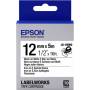 Epson - LabelWorks LK-4WBQ - Schwarz auf Wei - Rolle (1,2 cm x 5 m) 1 Kassette(n) Etikettenband - fr LabelWorks LW-1000, 30 [EURO-Version]