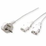 Roline - Y-power cord, 2.0 m (19.08.1023)