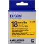 Epson - LabelWorks LK-5YBW - Etikettenband - Schwarz auf Gelb - Rolle (1,8 cm x 9 m) 1 Rolle(n) - fr LabelWorks LW-1000P, LW-400, [EURO-Version]
