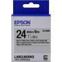 Epson - LabelWorks LK-6SBE - Etikettenband - Schwarz auf Silber (matt) - Rolle (2,4 cm x 9 m) 1 Rolle(n) - fr LabelWorks LW-1000P,