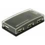 Delock - DELOCK USB-HUB 4-Port USB, schwarz, mit NT extern