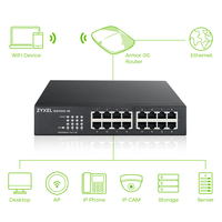 Zyxel Switch 16 Port Gigabit Unmanaged Switch Gs1100-16 V3 11