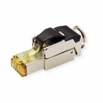 Roline - ROLINE 21.17.0323 conector RJ45 Negro, Metlico
