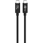 Goobay - Sync & Charge USB-C Kabel, USB4 Gen 3x2, 240 W, 0,7 m, 0,7 m, USB C, USB C, USB4