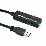 Roline - 12.04.1071 USB Kabel 15 m USB 3.2 Gen 1 (3.1 Gen 1) USB A Schwarz (12.04.1071)