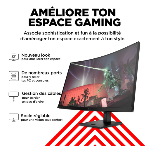 HP OMEN 31.5” Class QHD Curved Gaming Monitor