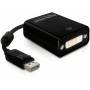 Delock - DELOCK Displayport Adapter DP -> DVI(24+5) St/Bu schwarz