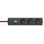 Kopp Elektrotechnik - Kopp DUOversal Indoor 6AC outlet(s) 1.4m Anthracite power extension