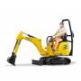 Bruder Toys - JCB Mikrobagger 8010 CTS und Bauarbeiter, Modellfahrzeug