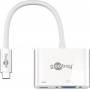 Wentronic - goobay - Externer Videoadapter - USB-C - VGA - wei (62107)
