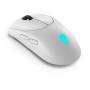 Dell - Alienware AW720M Tri-Mode Gaming Maus (optisch, 8 Tasten, kabellos/kabelgebunden, Bluetooth/USB, Lunar Light) (AW720M-W-DEAM)