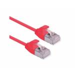 Roline - DataCenter - Patch-Kabel - RJ-45 (M) zu RJ-45 (M) - 2 m - U/FTP - CAT 6a - halogenfrei, geformt, ohne Haken, verseilt - Rot, Pan