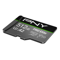 Pny Electronics - SD MicroSD XC Card 512GB PNY Pro Elite retail