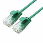 Roline - GREEN UTP Patchkabel Kat.6A (Class EA), LSOH, slim, grn, 1 m (21.44.3933)
