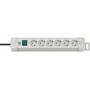 Brennenstuhl - Brennenstuhl 1955560100 6AC outlet(s) 3m Grey power extension