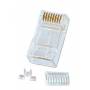 Lindy - Lindy RJ-45 Connector, 10pk RJ-45 8-pin cat.6 Transparent wire connector