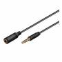 Goobay - Kopfh�rer- und Audio Verl�ngerungskabel AUX > 3,5mm 4 Pin slim