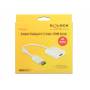 Delock - DeLOCK Adapter Displayport 1,2 male > HDMI female 4K Active - Videokonverter - Parade PS171 - DisplayPort / HDMI - wei - 