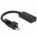 Delock - Displayport Adapter Delock Mini Dp -> Hdmi St/bu 4k +schr