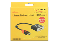 Delock - DELOCK Displayport Adapter DP -> HDMI St/Bu 4K Aktiv