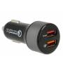 Navilock - Kfz Ladeadapter 2 x USB Typ-A mit Qualcomm Quick Charge? 3.0 (62739)