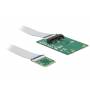 Delock - DELOCK Konverter M.2 Key A+E -> Mini PCIe Slot m. fle