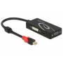 Delock - DELOCK Displayport Adapter mini DP -> D-Sub15/HDMI/DVI 4K sw