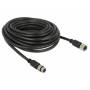 Navilock -Gps-kabel -6-poliges M8 (m) Bis 6-poliges M8 (w) - - GPS-Kabel - 6-poliges M8 (M) bis 6-poliges M8 (W) - 10 m - Schwarz