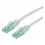Roline Recycled Material - ROLINE RM UTP Patchkabel Kat6A/Kl.EA grau 1m - UTP (21.45.3101)