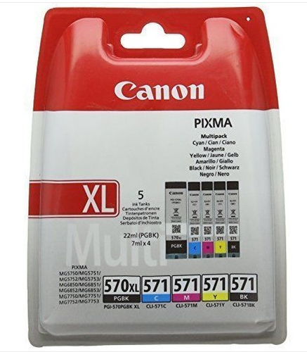 Canon PGI-570xl Black PgBK Ink Cartridge for Pixma MG5750 MG5751 MG5752  MG5753