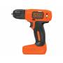 Black+ Decker - Black & Decker BDCD8 Pistol grip drill Black,Orange Lithium 1.5 Ah