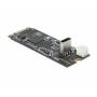 Delock - Converter M.2 Key B+M Male to USB Type-C Female