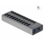 Delock - DELOCK Externer SuperSpeed USB Hub mit 10 Ports + Schalter
