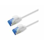 Roline - Patchkabel Cat.6A (Class EA) S/FTP (PiMF), LSOH, PoE, wei�, 1 m (21.15.4361)