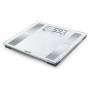 Soehnle - Shape Sense Connect 100 Elektronische Personenwaage Rechteck Silber (63872)