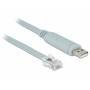 "Delock-DELOCK Adapter USB2.0/A St > Seriell RS232 RJ45 St 0.5m grau-Delock-Adapter/Cable"