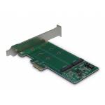 Inter Tech - Inter-Tech KCSSD4 - Speichercontroller (RAID) - M.2 Card Low-Profile - 6 Gbit/s - RAID 0, 1, JBOD - PCIe 2.0 x1
