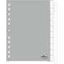 Durable - DURABLE Blanko-Register PP blanko Taben 10-teilig grau