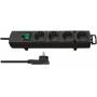  "Brennenstuhl-Brennenstuhl 1153100100 Indoor 4AC outlet(s) 2m Black power extension-Brennenstuhl-Hardware/Electronic"