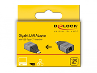 Delock - DELOCK USB Type-C Adapter zu Gigabit LAN 10/100/1000 Mbps