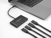 Delock - DELOCK USB 3.2 Gen 1 USB Type-C Hub mit 3x USB Type-C Buchse