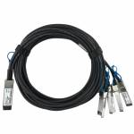 Bluelan - Kompatibles Huawei DAC-Q28-S28-2M BlueLAN passives 100GBASE-CR4 QSFP28 auf 4x25GBASE-CR SFP28 Direct Attach Breakout Kabel, 2M,