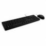 Inter Tech - KB-118 - Tastatur-und-Maus-Set - USB - QWERTY - Schwarz - retail [DE-Version, German Keyboard]