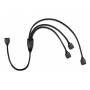  "Inter Tech-Inter-Tech 88885466 cable interface/gender adapter 4pin RGB 3x 4pin RGB Black-Inter-tech Elektronik Handels-Adapter/Cable"