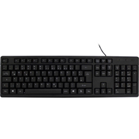 Inter-tech Tas Kb-118 Tastatur Qwertz, Schwarz 1