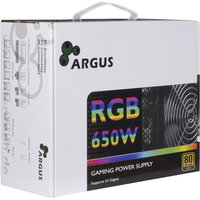 Inter-tech Netzteil 650w Argus Rgb-650cm Ii 140mm Lfte 2