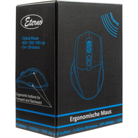 Inter-tech Maus Eterno M-230, Usb-anschluss, Ergo.form, Schw. 3